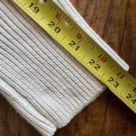 Womens Sweater Crew Neck Cable Knit A New Day Ivory Cream Sweater Size XXL - Picture 10 of 11